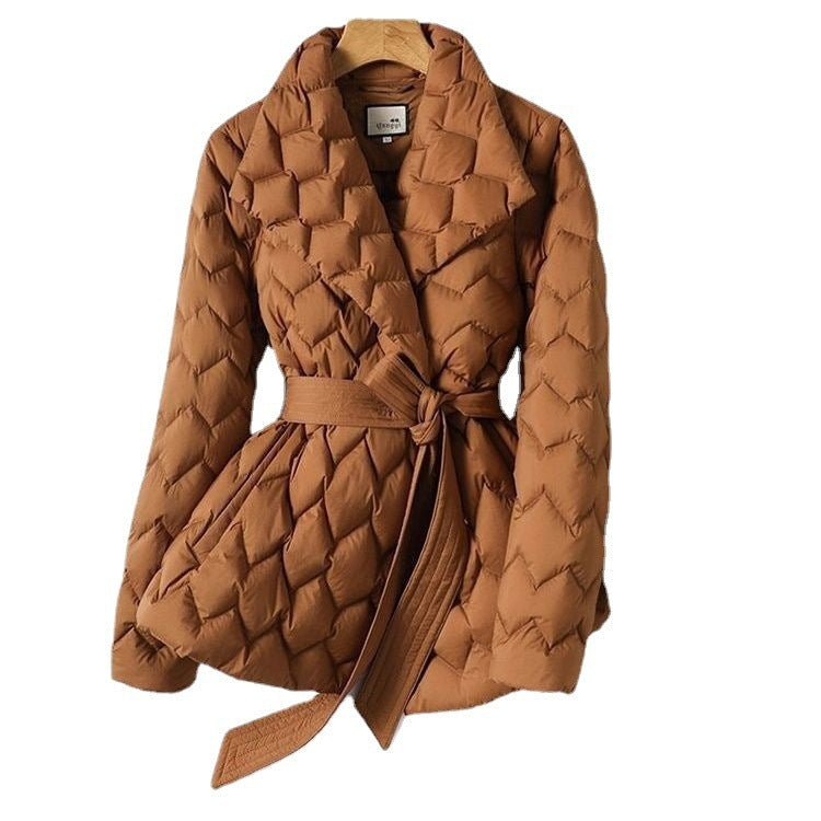 Sarah™ | Stylish Quilted Down Coat